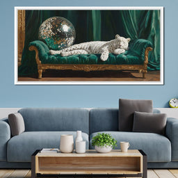 Opulent Disco Dream Leopard - NicheCanvas