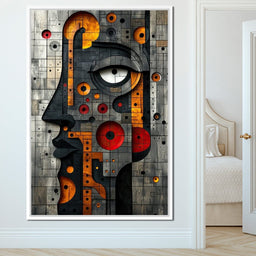 Geometric Fusion Enigma - Cole Williams - NicheCanvas