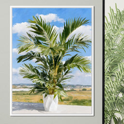 Sunlit Plant - NicheCanvas