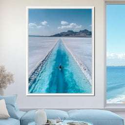 Journey Through Tranquil Waters - NicheCanvas