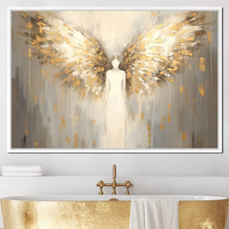 Heavenly Guardian Silhouette - NicheCanvas