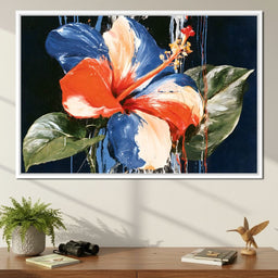 Falling Petals Of Heavy Rain - NicheCanvas