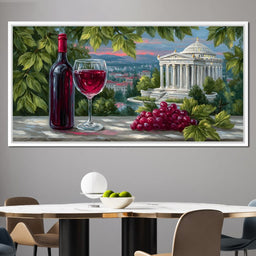 Vineyard Reverie Temple View - NicheCanvas