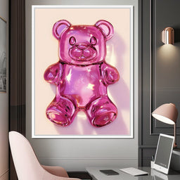 Pink Bear Gummy - NicheCanvas