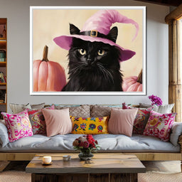 Enchanted Witchy Black Cat Charm - NicheCanvas