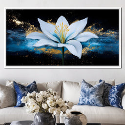 Elegance in Midnight Blooming - NicheCanvas