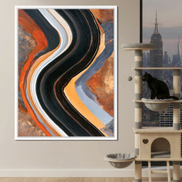 Where Liquid Stone Meets Metal - NicheCanvas