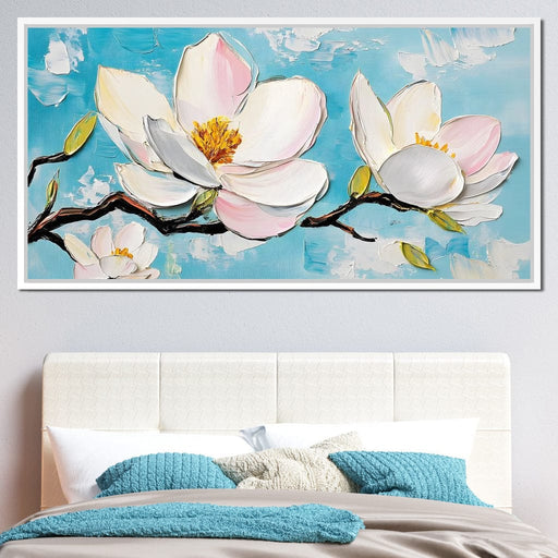 Blossoms on Cerulean Skies Canvas Print