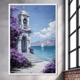 Bell Tower by the Sea Breeze - NicheCanvas