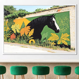 Street Art - Equestrian Elegance - NicheCanvas