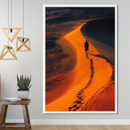 Solitude On Burning Sands - NicheCanvas