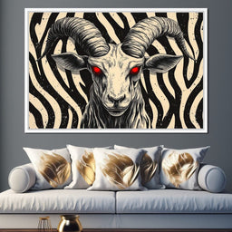 Infernal Ram of Shadows - NicheCanvas