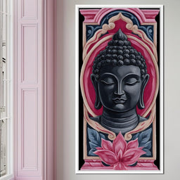 Buddha Tranquil Blossom Reflection - NicheCanvas