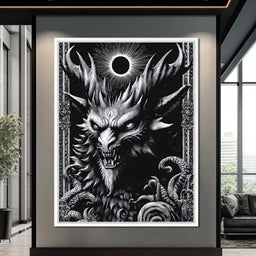 Nightmarish Eclipse Beast Lord - NicheCanvas