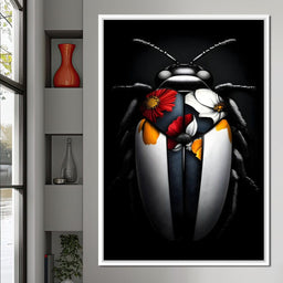 Beneath Floral Wings - NicheCanvas