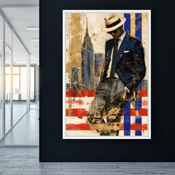 Gentleman of the Painted Skyline - NicheCanvas