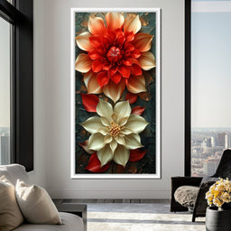 Autumnal Bloom Symphony - NicheCanvas