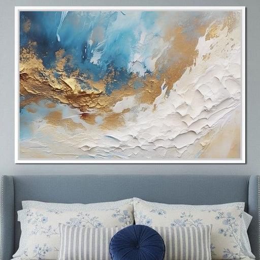 Golden Tide Celestial Drift Canvas Print