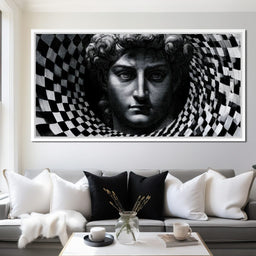 Fragmented Logic Of The Marble Mind - NicheCanvas