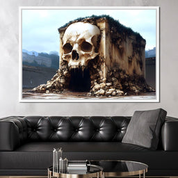 Skull Fortress Erosion Dreams - NicheCanvas