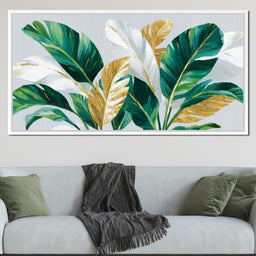 Gold Leaf Botanical Palmdream - NicheCanvas