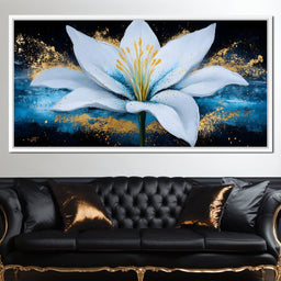 Golden Blossom Splendor - NicheCanvas