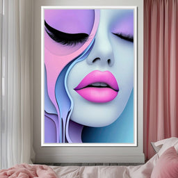 Lush Lips & Liquid Dreams - TooplesArt - NicheCanvas