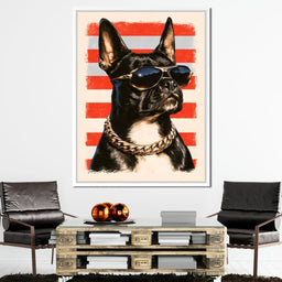 Coolest Canine On The Block - NicheCanvas
