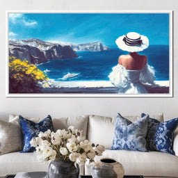 Seaside Reverie with Elegance - NicheCanvas