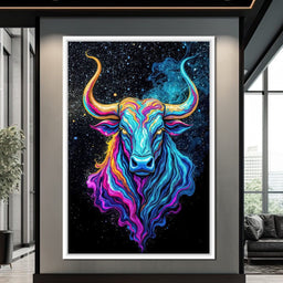 Bull of the Cosmos - TooplesArt  - NicheCanvas