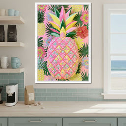 Tropical Solstice Island Pineapple - NicheCanvas