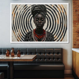 Spirals of Serenity Queen - Sakeem Gibbs - NicheCanvas