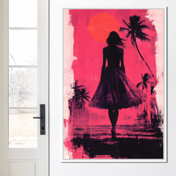 Sunset Silhouette - NicheCanvas