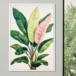 Tropical Leaf Symphony - NicheCanvas