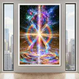 Infinite Echoes Of Celestial Light - NicheCanvas