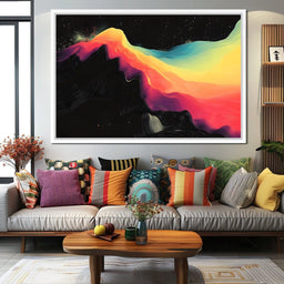 Transcendent Color Waves - NicheCanvas