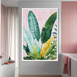 Tropical Leaf Harmony - NicheCanvas