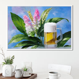 Golden Brew Botanical Harmony - NicheCanvas