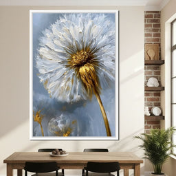 Gilded Dandelion - NicheCanvas