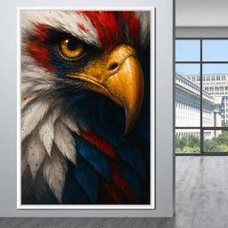 Majestic Gaze of Freedom - NicheCanvas