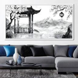 Tranquil Mountain Passage - NicheCanvas