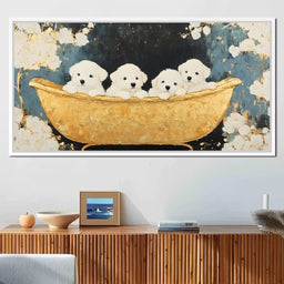 Golden Pups Bath Delight - NicheCanvas