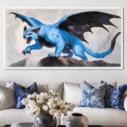 Majestic Winged Guardian - NicheCanvas