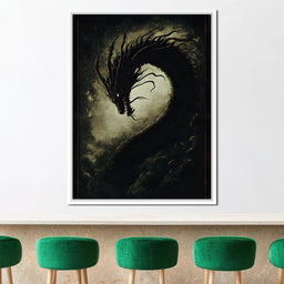 Dragon's Eternal Dance Shadows - NicheCanvas