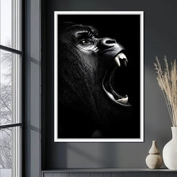 Primal Roar Silence Echoes - NicheCanvas