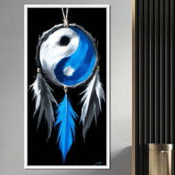 Yin Yang Dreamcatcher Balance - NicheCanvas