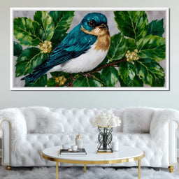 Emerald Wings Nature's Bird - NicheCanvas