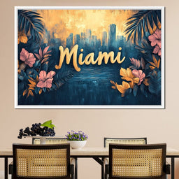 Tropical Oasis Miami Dreams - NicheCanvas