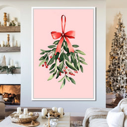 Festive Mistletoe Bouquet Charm - NicheCanvas