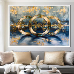 Golden Synchrony Symphony - NicheCanvas